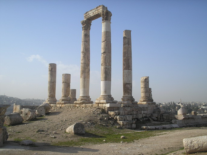 Иордания, Амман, Цитадель, Храм Геркулеса